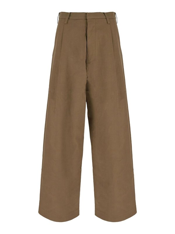 UMA WANG: casual trousers - Uma wang trouser in cotton