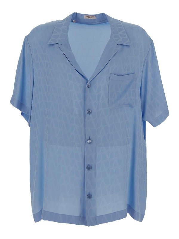 VALENTINO: Hemden - Hemd - Hellblau
