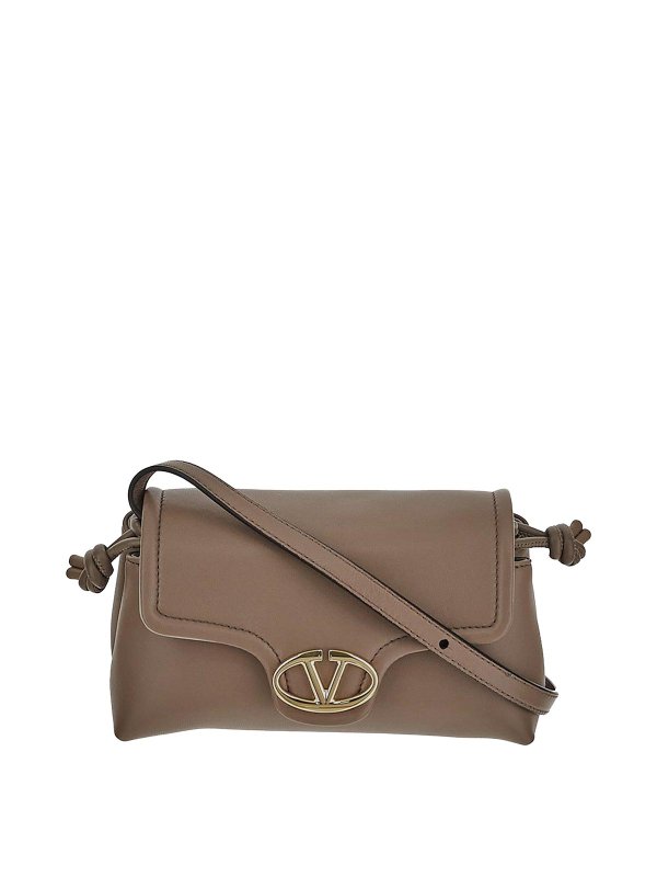 VALENTINO GARAVANI: クロスボディバッグ - クロスボディバッグ - ブラウン