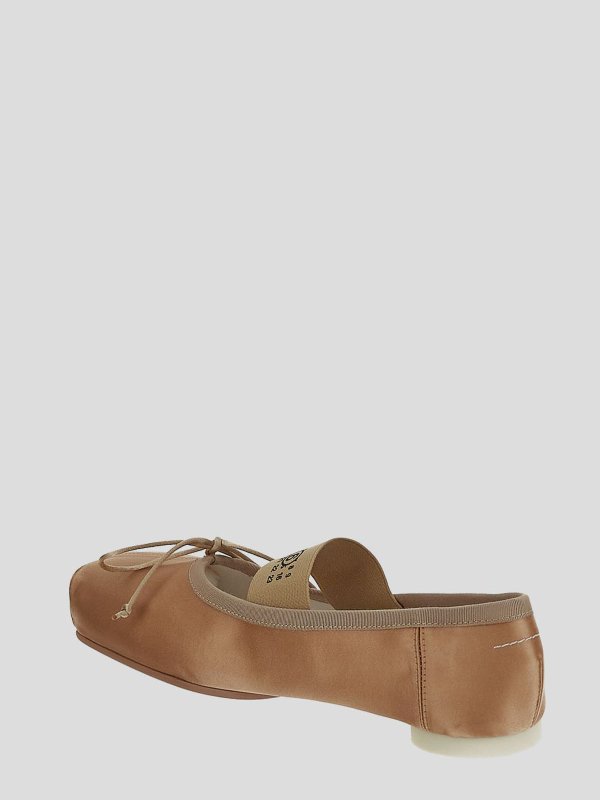 The Best Shops MM6 MAISON MARGIELA: フラットシューズ - フラットシューズ - ライトブラウン