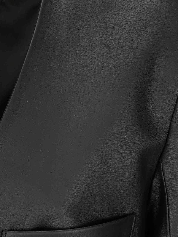 The Best Shops DESA 1972: blazers - Leather Cardigan Blazer