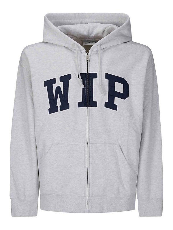 CARHARTT: casual jackets - Hooded Wip Sweat Jacket