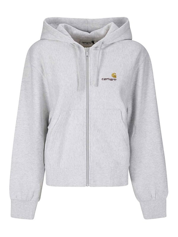 CARHARTT: casual jackets - W Hooded American Script Jacket