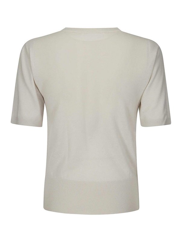 EXTREME CASHMERE: U-Boot-Ausschnitt online - U-Boot-Pullover - Weiß