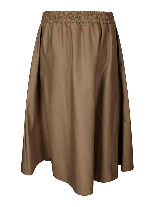 GOLDEN GOOSE: ニーレングススカート＆ミディ丈 online - 膝丈/ミディスカート - ベージュ