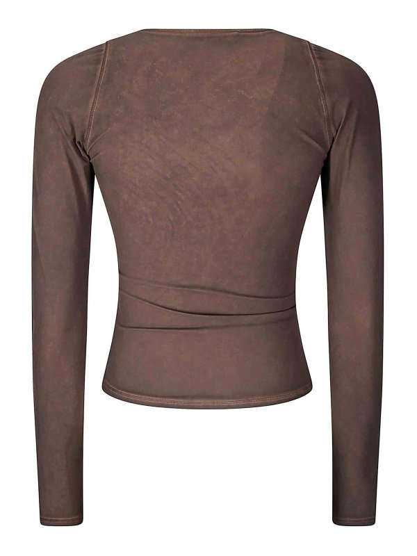 KNWLS: Tops & Tank tops online - Stretch Over Dyed Jersey Top