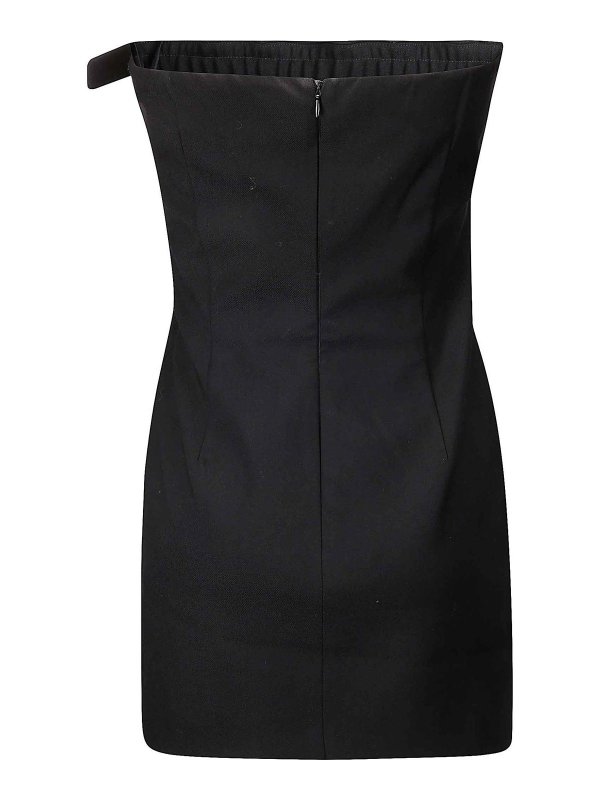 MARINE SERRE: ニーレングスドレス online - 膝丈ドレス - 黒