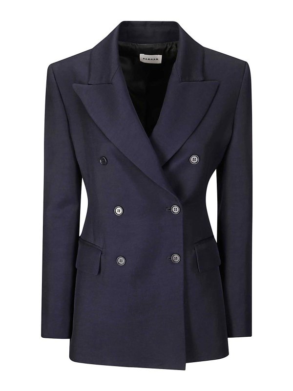 P.A.R.O.S.H.: カジュアルジャケット - カジュアルジャケット - ブルー