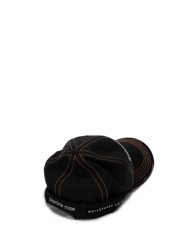 MARTINE ROSE: cappelli online - Roll Back Cap