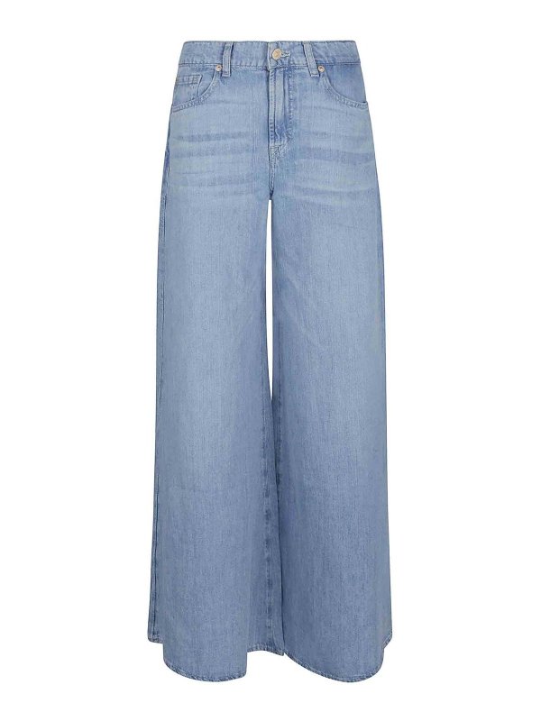 7 FOR ALL MANKIND: bootcut jeans - Willow Wide Jeans