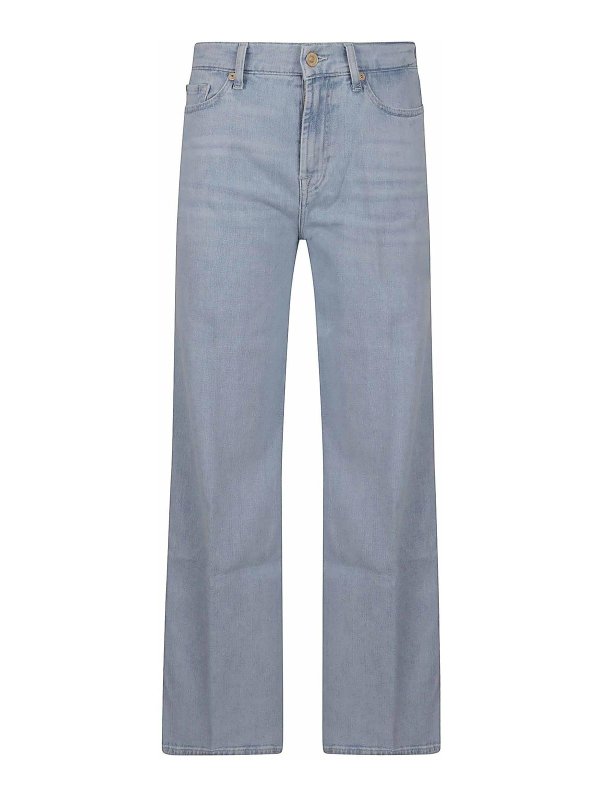 7 FOR ALL MANKIND: Bootcut - Bootcut Jeans - Blau