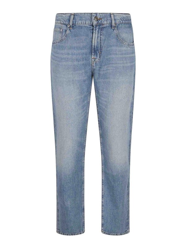 7 FOR ALL MANKIND: ブーツカットジーンズ - ブーツカットジーンズ - ブルー