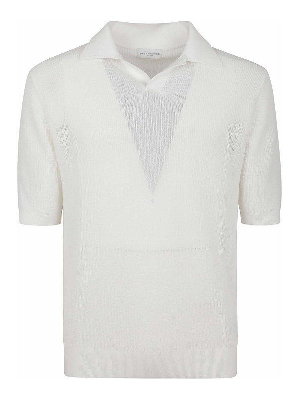 BALLANTYNE: ポロシャツ - ポロシャツ - 白