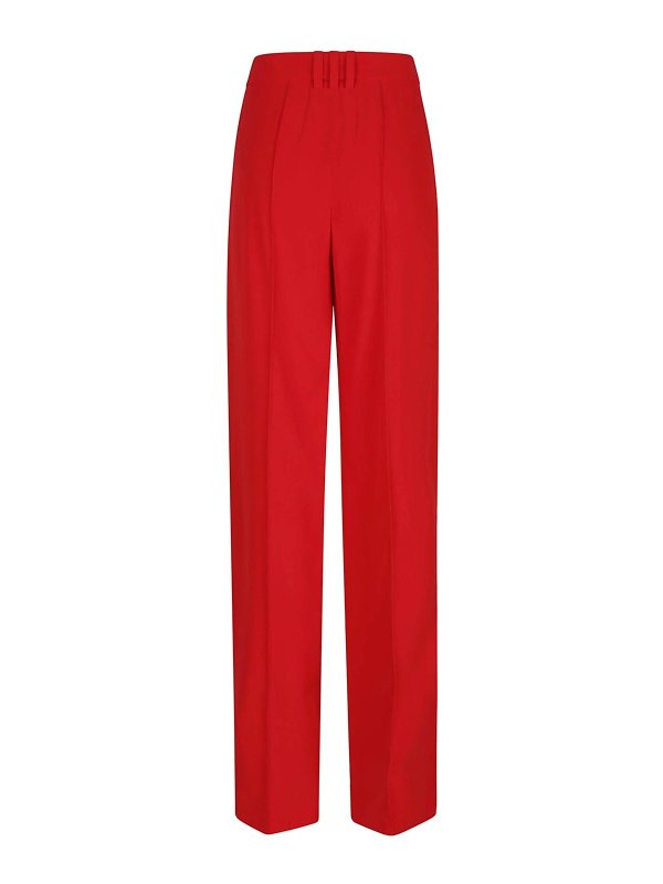 Balmain: Tailored & Formal trousers online - Tailored Crepe Straight Pants
