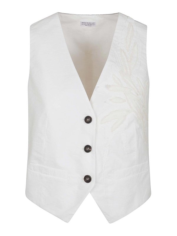 BRUNELLO CUCINELLI: Westen - Weste - Beige