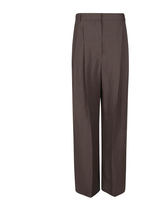 BRUNELLO CUCINELLI: Pantalones casual - Pantalón Casual - Marrón