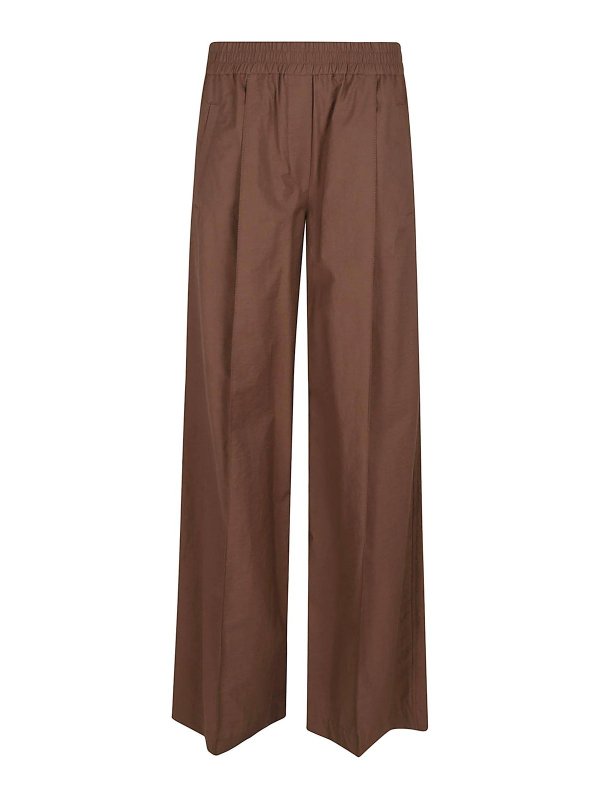 BRUNELLO CUCINELLI: カジュアルトラウザー - カジュアルパンツ - ブラウン