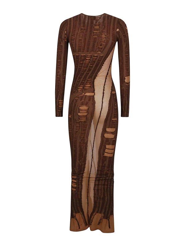 DIESEL: マキシドレス online - マキシドレス - ブラウン