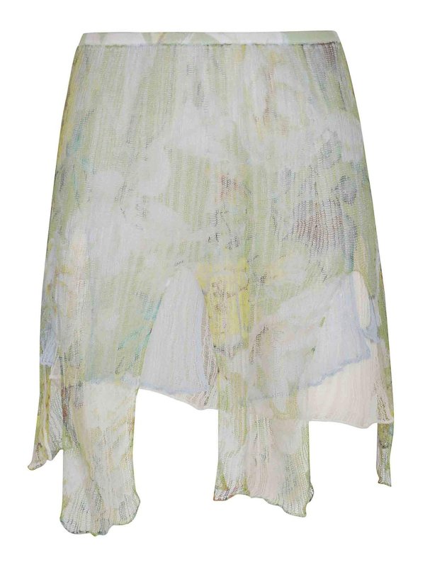 DIESEL: Jupes midi et au genou - Jupe Midi - Vert