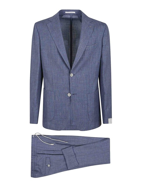 ELEVENTY: Elegante Anzüge - Eleganter Anzug - Blau