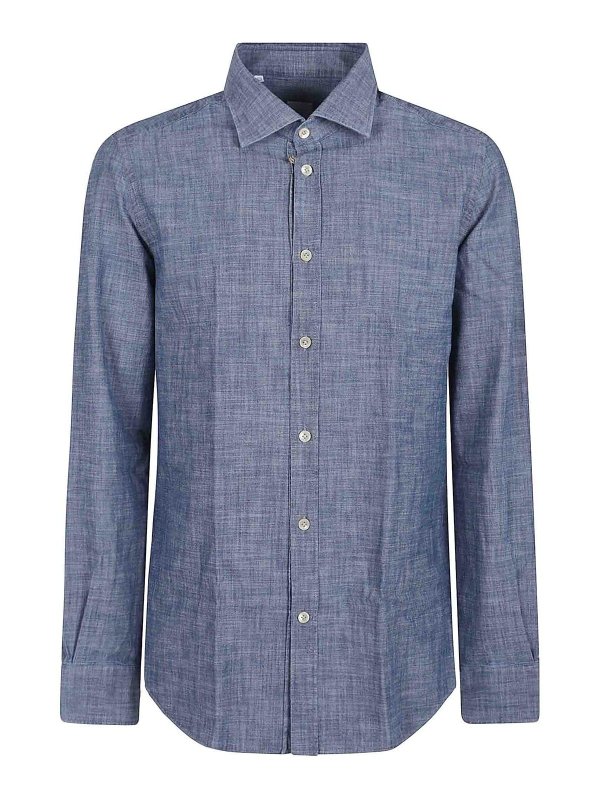 ELEVENTY: シャツ - シャツ - ブルー