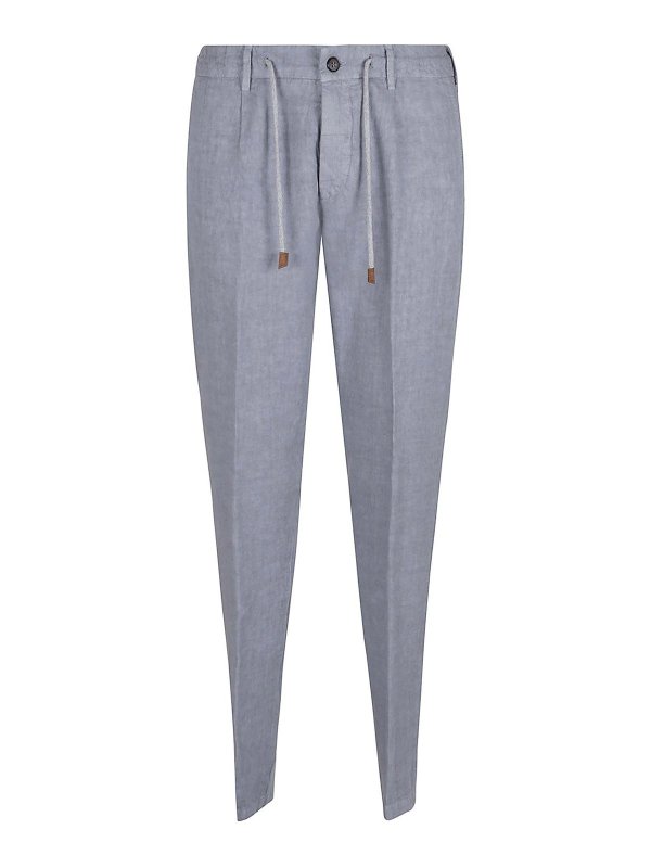 ELEVENTY: カジュアルトラウザー - カジュアルパンツ - ブルー