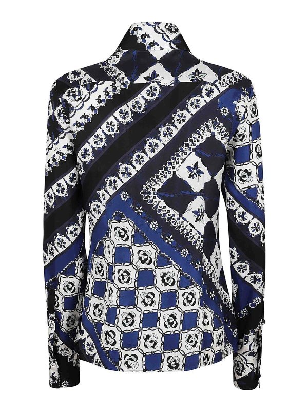 EMILIO PUCCI: Camisas online - Camisa - Azul Oscuro