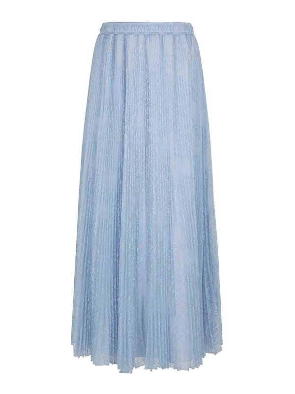 ERMANNO SCERVINO: ロングシャツ - ロングスカート - ブルー