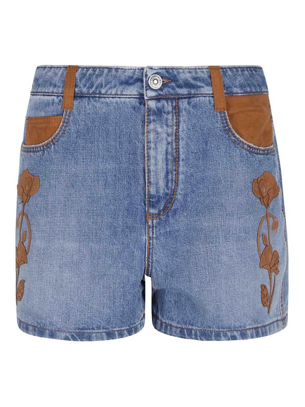 ERMANNO SCERVINO: pantaloni shorts - Shorts in jeans