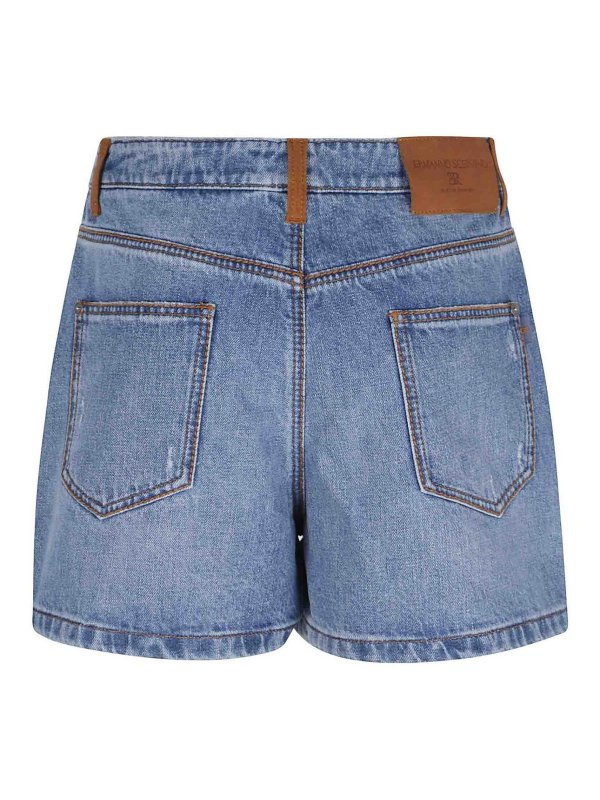 ERMANNO SCERVINO: pantaloni shorts online - Shorts in jeans