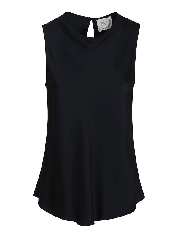 FORTE FORTE: Tops & Tank tops - Envers Satin Top
