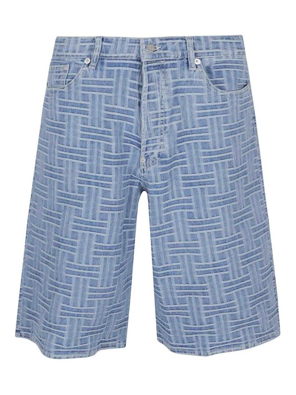 KENZO: トラウザーショーツ - ショートパンツ - ブルー