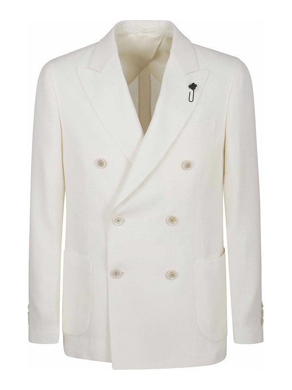 LARDINI: Blazer - Blazer - Weiß