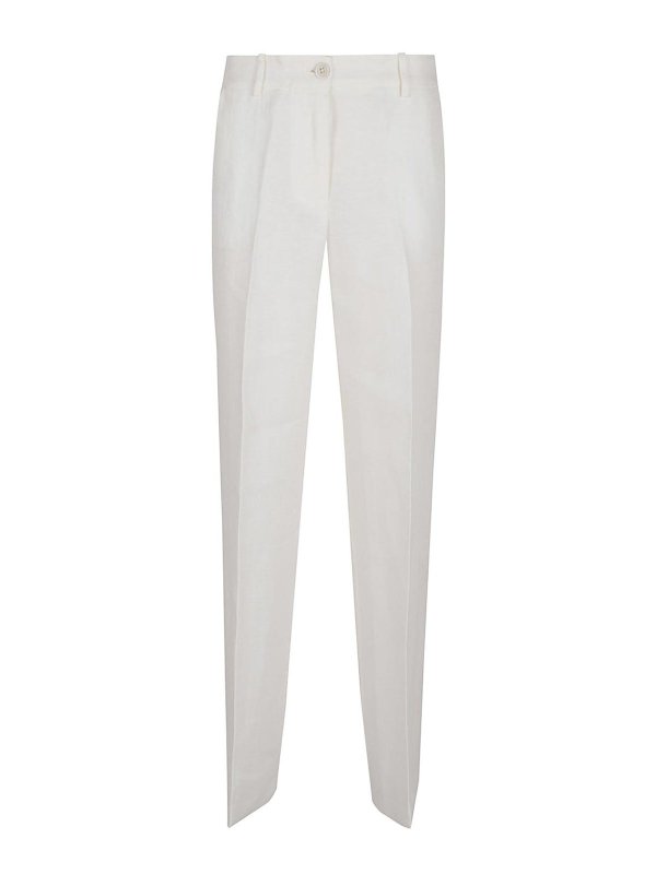 P.A.R.O.S.H.: カジュアルトラウザー - カジュアルパンツ - 白