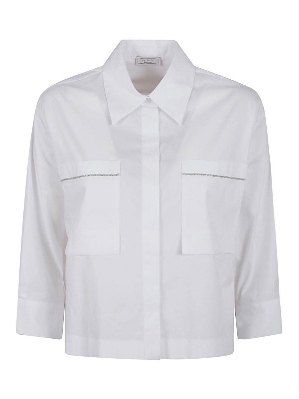 PESERICO: シャツ - シャツ - 白
