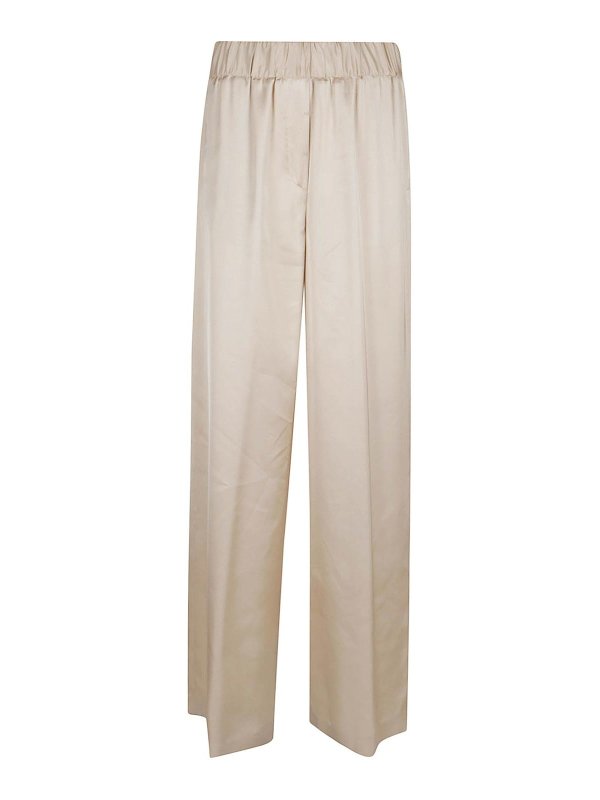 PESERICO: カジュアルトラウザー - カジュアルパンツ - 白