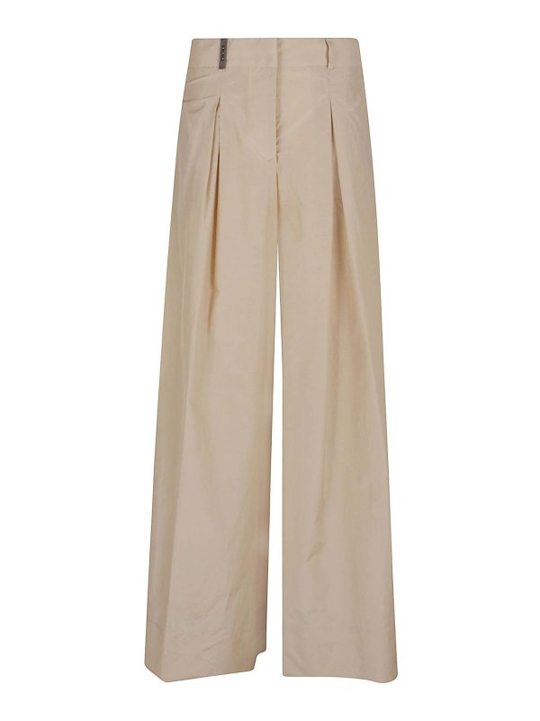 PESERICO: casual trousers - Light beige trousers