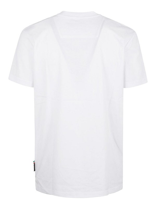 PHILIPP PLEIN: t-shirts online - Jersey T-Shirt Round Neck Ss Cars Racing