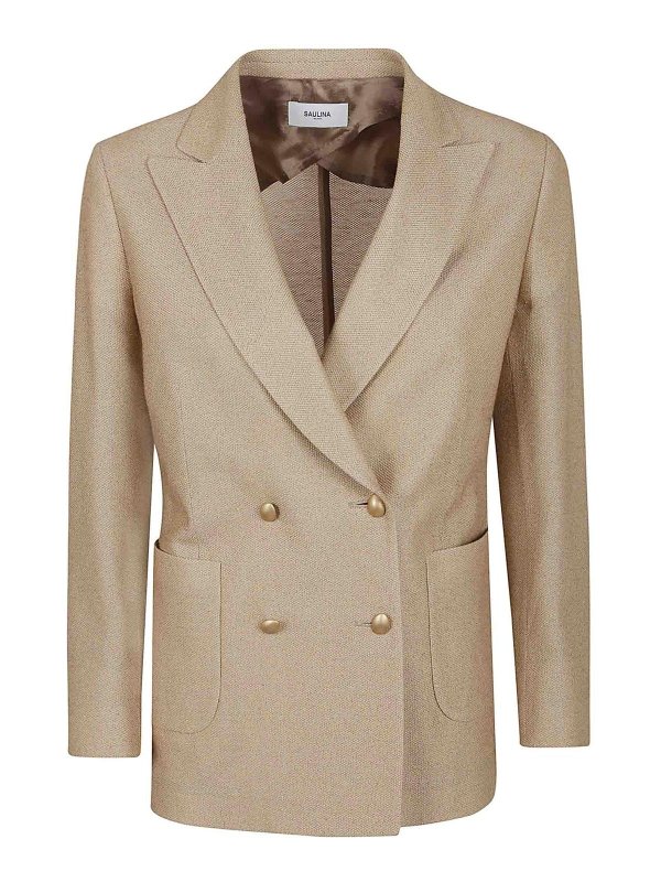 SAULINA: casual jackets - Linen jacket