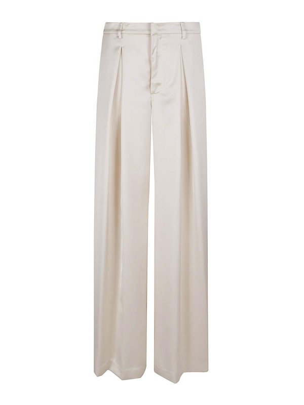 THE ANDAMANE: カジュアルトラウザー - カジュアルパンツ - 白