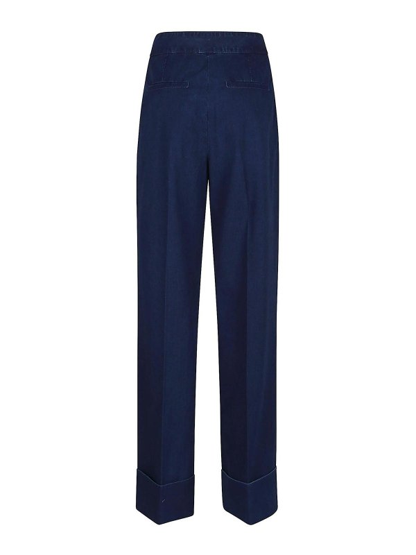 VALENTINO GARAVANI: straight leg jeans online - Pantalone In Denim  Solid