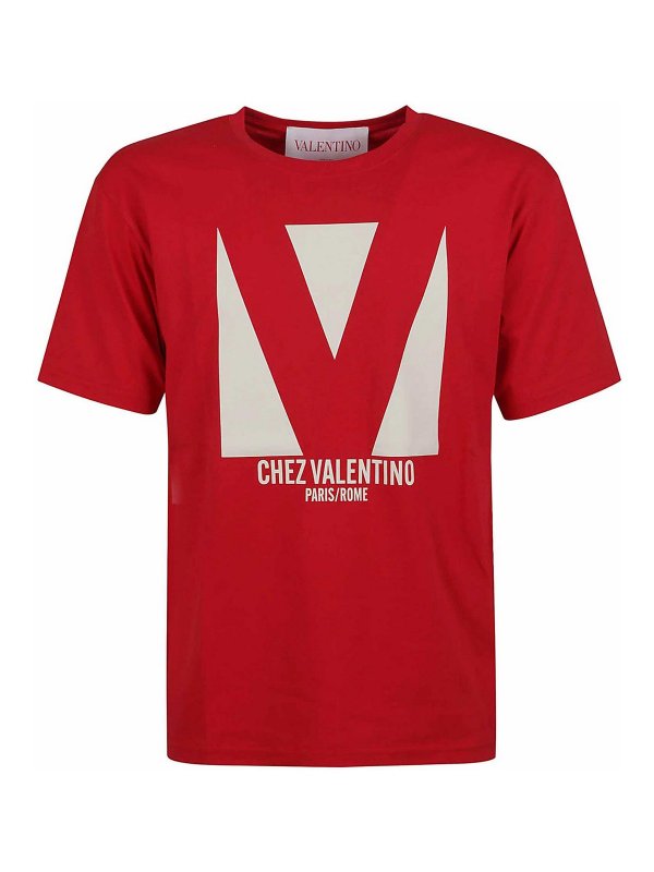 VALENTINO GARAVANI: T-shirts - T-Shirt - Rouge