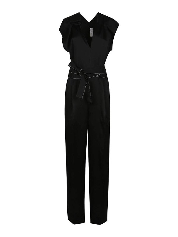 VICTORIA BECKHAM: Jumpsuits - Jumpsuit - Schwarz