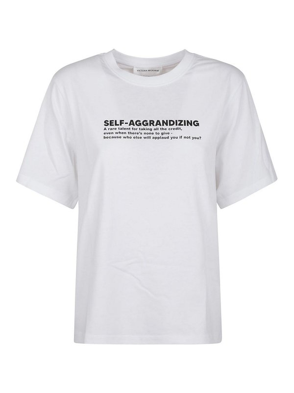 VICTORIA BECKHAM: Tシャツ - Tシャツ - 黒