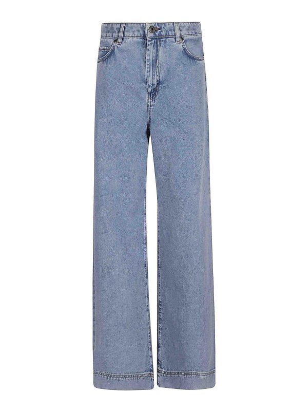 WEEKEND MAX MARA: Jeans Rectos - Vaqueros Rectos - Azul Oscuro
