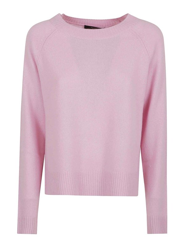 WEEKEND MAX MARA: U-Boot-Ausschnitt - U-Boot-Pullover - Nude
