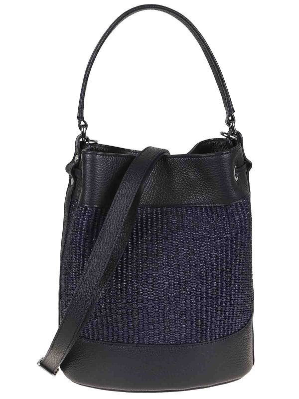 ZANELLATO: バケットバッグ online - バケットバッグ - ブルー