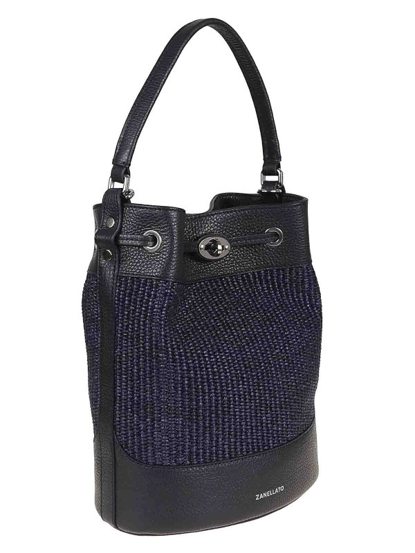 The Best Shops ZANELLATO: バケットバッグ - バケットバッグ - ブルー