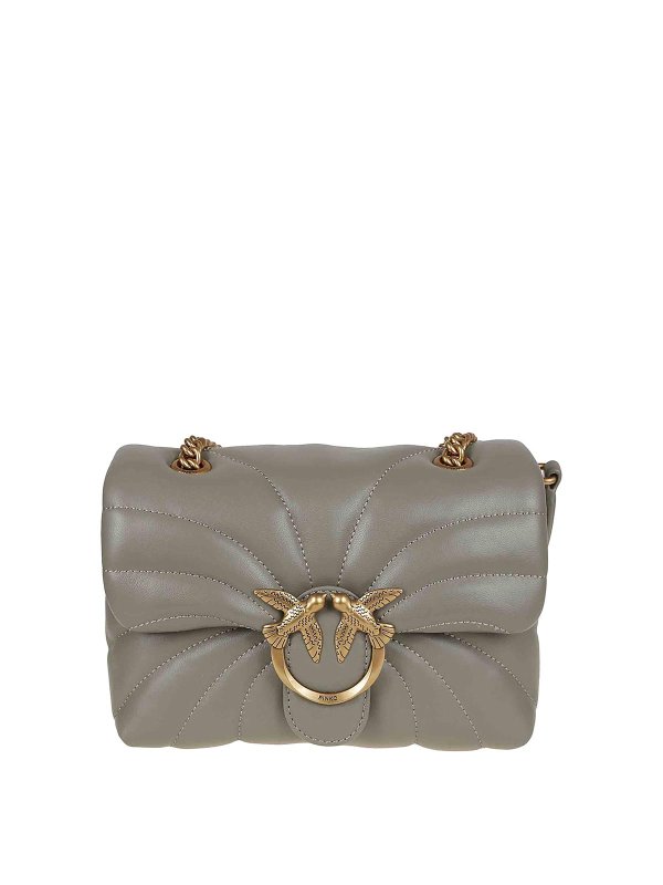 Pinko: cross body bags - Love Puff Mini Cl Sheep Nappa