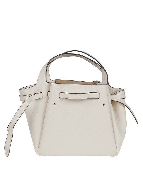 TORY BURCH: totes bags online - Romy Pebbled Satchel